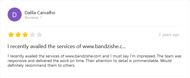 Dalila Carvalho Testimonial