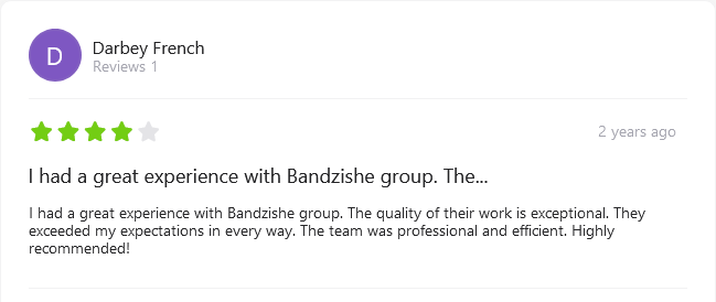 Darbey French Testimonial