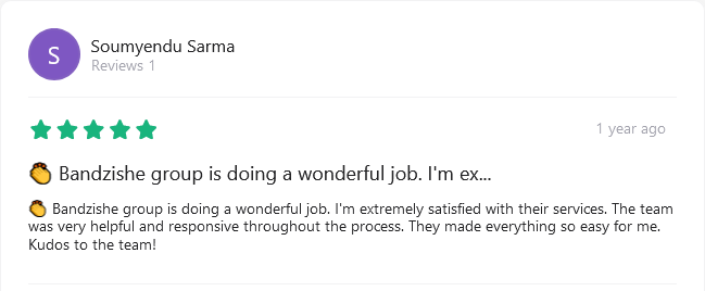 Soumyendu Sarma Testimonial